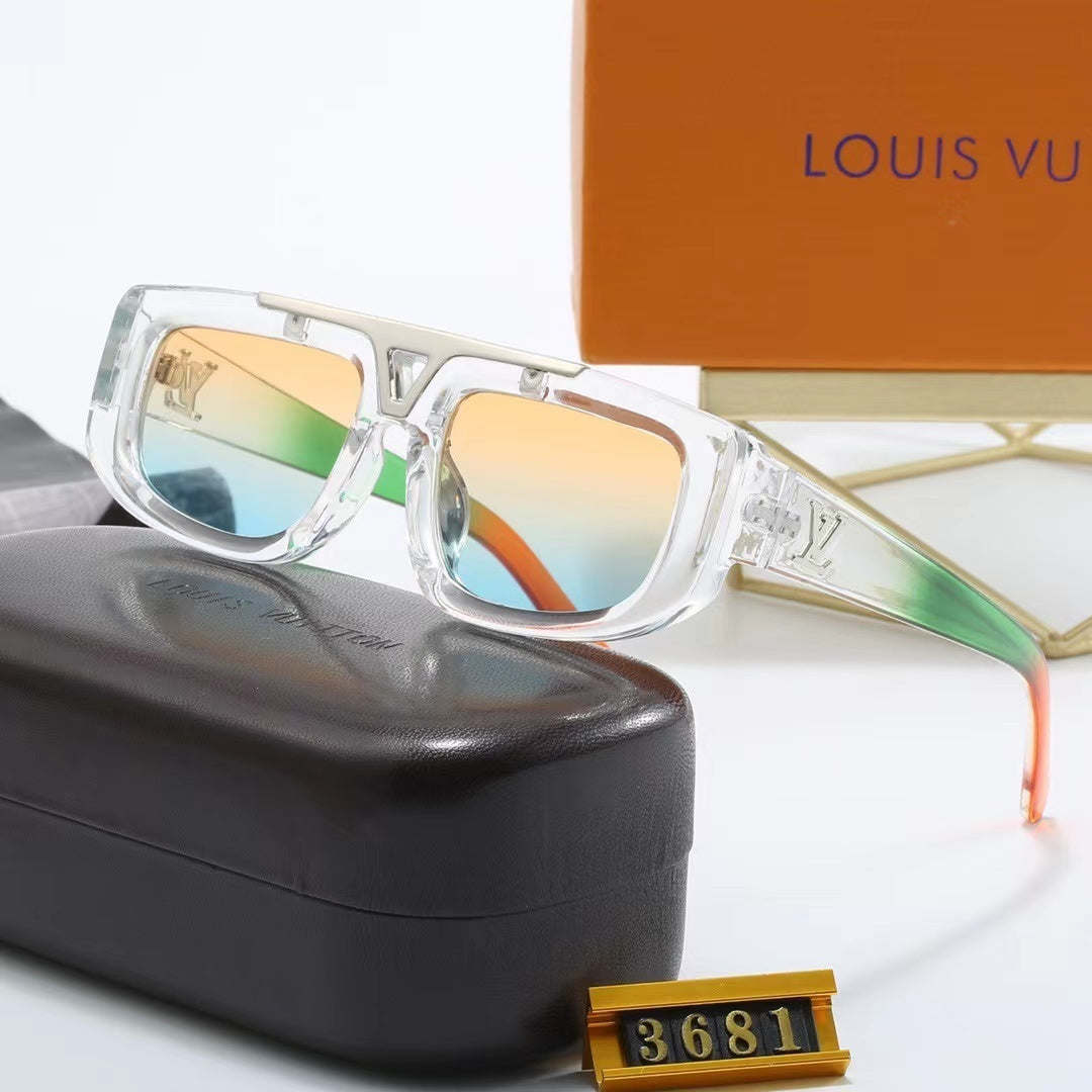 Louis vuitton Vintage Aviator Bold Oversized Sunglasses (Model 3681) Aviator